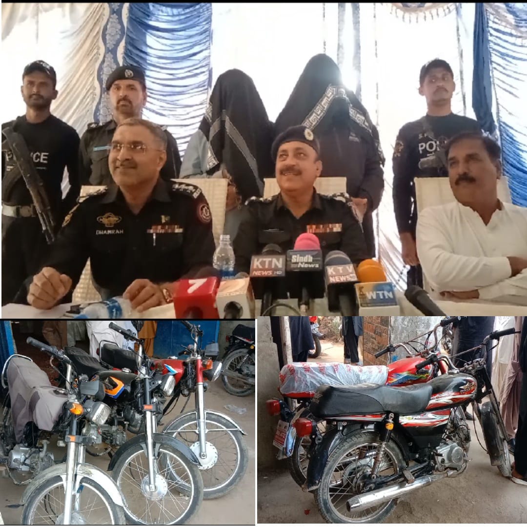 گھارو اور دھاٻیجی پولیس نے جرائم پیشہ عناصر کے خلاف بڑی کارروائیاں