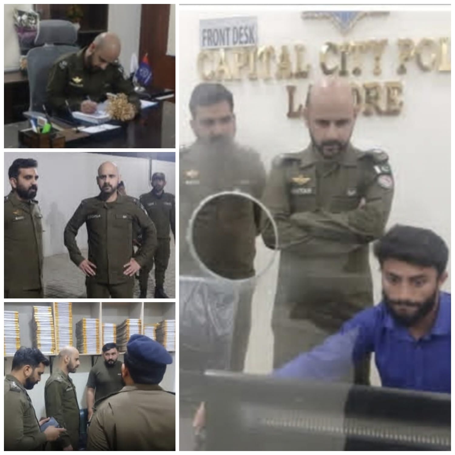 ایس پی کینٹ اختر نواز کا تھانہ ہربنس پورہ کا اچانک دورہ، ایس او پیز پر سختی سے عملدرآمد کا حکم