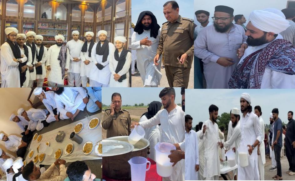 دارالعلوم مرکز احسان مصطفیٰ گڑھ شریف میں یومِ عاشورہ پر عظیم الشان سبیلِ زہراؓ، لنگرِ حسینی اور کھیر تقسیم کی گئی سید وسیم حسین شاہ بخاری